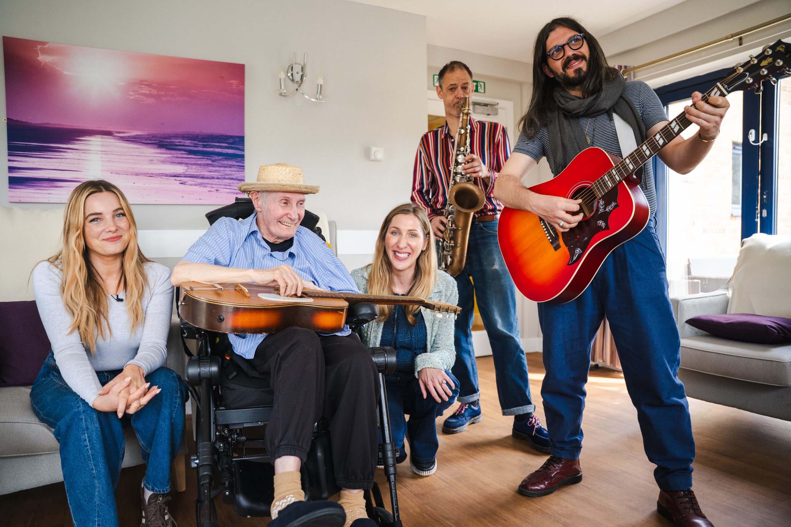 Music For Dementia visit Bridgeside Lodge